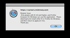 McKinsey Browser Issue