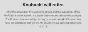 Koubachi will retire